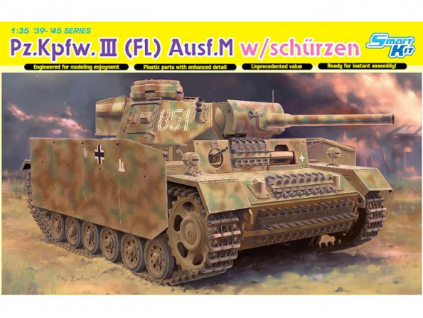 Dragon maquette militaire 6776 Panzer III (F1) Ausf.M 1/35