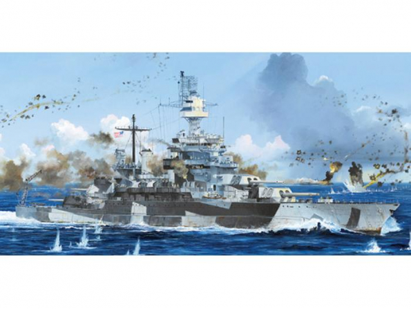 Trumpeter maquettes bateaux 05768 CUIRASSE USS COLORADO BB-45 - 1944 1/700