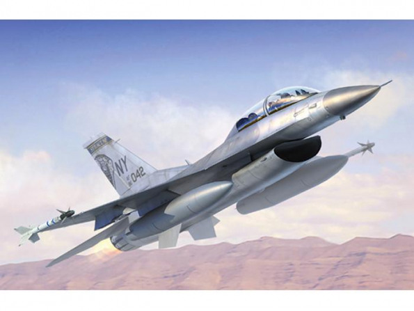 Trumpeter maquette avion 03920 GENERAL DYNAMICS F-16 B/D FIGHTING FALCON BLOCK 1/144