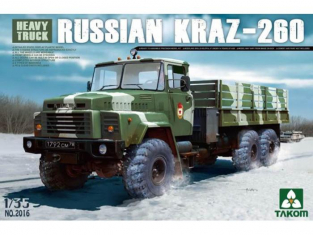 Takom maquette militaire 2016 CAMION SOVIETIQUE KrAZ-260 1/35