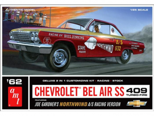 AMT maquette voiture 865 Chevrolet Bel Air SS 1/25