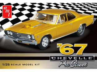 AMT maquette voiture 876 1967 Chevy Chevelle Pro Street 1/25