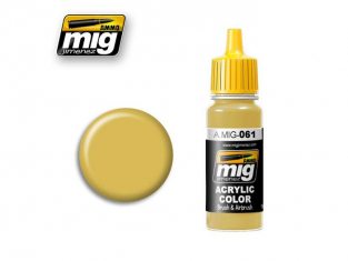 MIG peinture authentique 061 Jaune sable chaud Francais