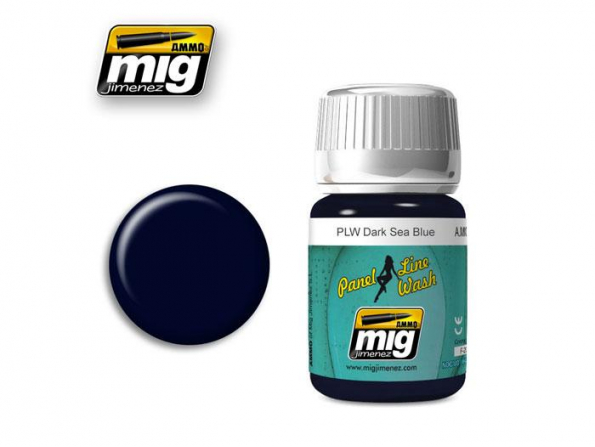 MIG Panel Line Wash 1603 Lavis Bleu mer foncé 35ml