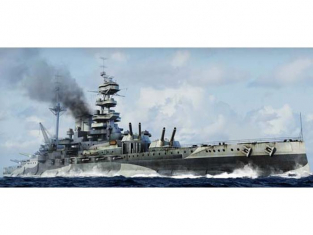 Trumpeter maquette bateau 05799 CUIRASSE BRITANNIQUE HMS "MALAYA" 1943 1/700