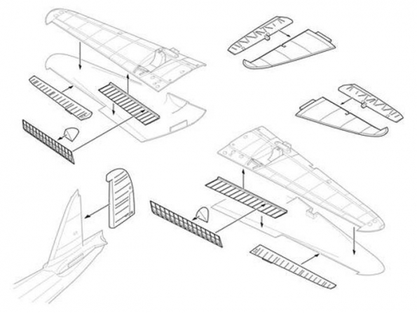 CMK kit resine 4208 KI - 45 TORYU SURFACES DE Controle pour kit Hasegawa 1/48