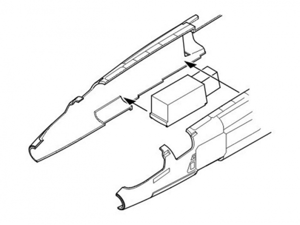 CMK kit resine 4222 TSR-2 Châssis de baie avant pour kit Airfix 1/48