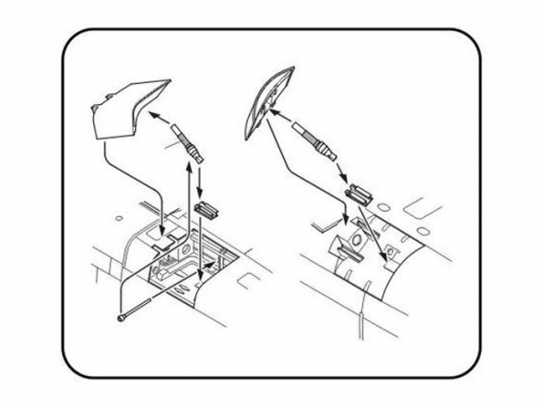 CMK kit resine 4225 TSR-2 set d'aerofreins pour kit Airfix 1/48