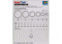 Trumpeter accessoires maquette 09938 SET B - COLLIERS EN PLASTIQUE 0.5mm