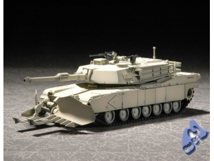 TRUMPETER maquette militaire 07277 CHAR LOURD US M1A1 ABRAMS 1/7