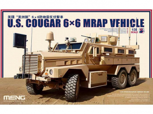 Meng maquette militaire SS-005 US COUGAR 6X6 MRAP VEHICLE 1/35