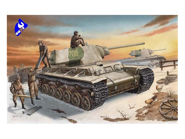 Trumpeter maquette militaire 00359 CHAR LOURD KV-1 1/35