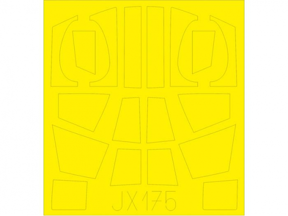 Eduard Express Mask JX175 Dornier Do 335B HK Models 1/32