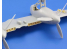 EDUARD photodecoupe avion 48830 Exterieur Whirlwind Trumpeter 1/48