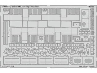 Eduard photodecoupe avion 23021 Wing armament Typhoon Mk.Ib Airfix 1/24