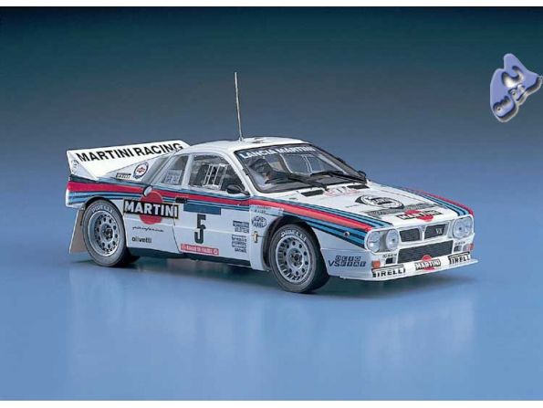 HASEGAWA maquette voiture 25030 LANCIA 037 RALLY 84 1/24