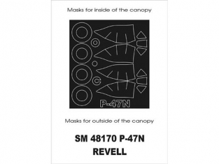 Montex Mini Mask SM48170 P-47N Revell 1/48