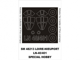 Montex Mini Mask SM48213 LN 40/401 Special Hobby 1/48