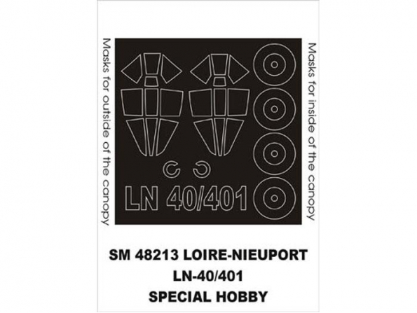 Montex Mini Mask SM48213 LN 40/401 Special Hobby 1/48