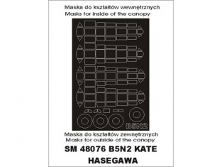 Montex Mini Mask SM48076 B5N Kate Hasegawa 1/48