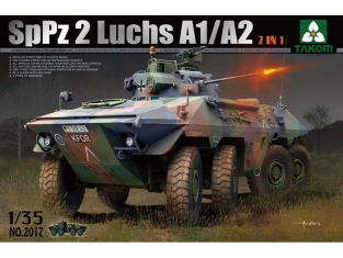 Takom maquette militaire 2017 SpPz 2 LUCHS A1/A2 Bundeswehr (2 In 1) 1/35