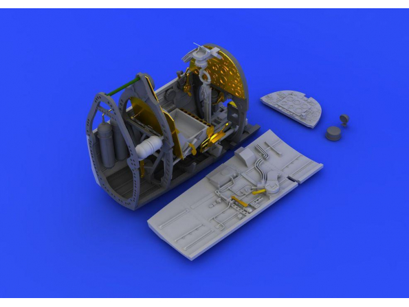 Eduard kit d'amelioration avion brassin 648199 Cockpit Spitfire Mk.VIII Eduard 1/48