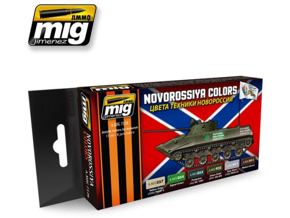 MIG peinture 7126 Novorossiya Colors 6 x 17ml