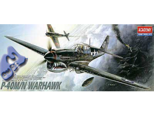 Academy maquettes avion 1668 P-40 WARHAWK 1/72