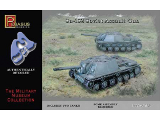 Pegasus maquette 7668 Su-152 SOVIET ASSAULT GUN 1/72