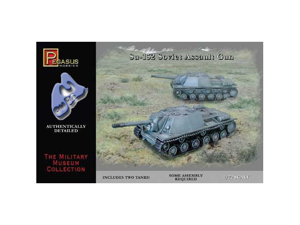 Pegasus maquette 7668 Su-152 SOVIET ASSAULT GUN 1/72