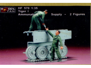 Hobby Fan maquette militaire 570 TANKISTES AU CHARGEMENT 1/35