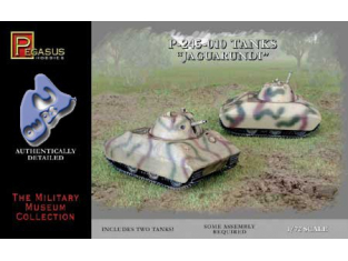Pegasus maquette militaire 7606 GERMAN E TANK Jaguarundi 1/72
