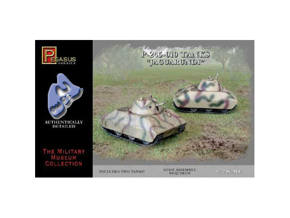 Pegasus maquette militaire 7606 GERMAN E TANK Jaguarundi 1/72