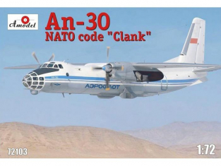 Amodel maquette avion 72103 ANTONOV AN-30 CLANK 1/72