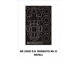 Montex Mini Mask SM32060 De Havilland Mosquito MkIV Revell 1/32