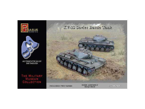 Pegasus maquette militaire 7667 KV1-S SOVIET TANK 1/72