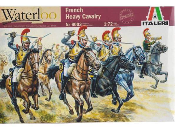 Italeri maquette historique 6003 Cavalerie lourde Française 1/72