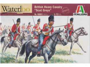 Italeri maquette historique 6001/200 cavalerie lourde anglaise scot greys 1/72
