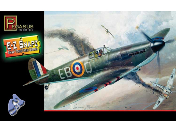 PEGASUS maquette avion 8410 E-Z BuiltKit SPITFIRE MK1 1/48