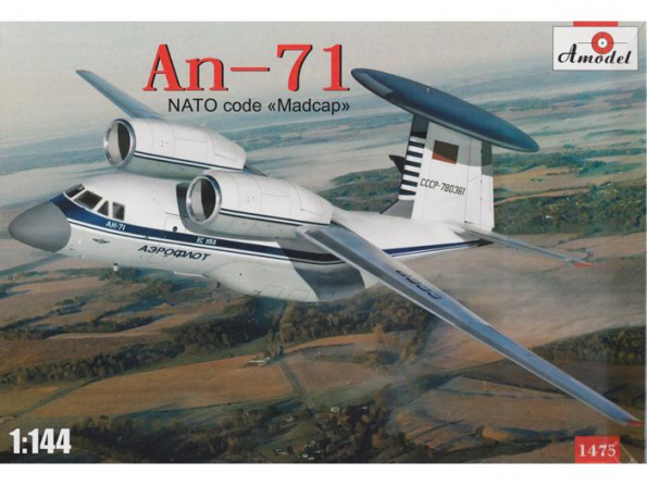 Amodel maquette avion 1475 ANTONOV An-71 MADCAP 1/144