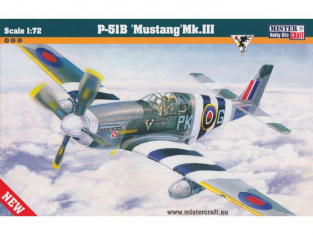 MASTER CRAFT maquette avion 030476 P-51B "MUSTANG" Mk.III 1/72