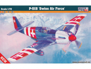 MASTER CRAFT maquette avion 030513 NORTH AMERICAN P-51B SWISS AIR FORCE 1/72
