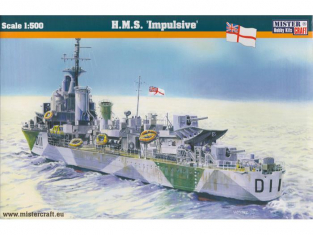 MASTER CRAFT maquette bateau 002961 HMS IMPULSIVE D-11 1/500