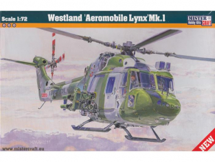 Master Craft maquette hélicoptère 040017 WESTLAND AEROMOBILE LYNX Mk.1 1/72