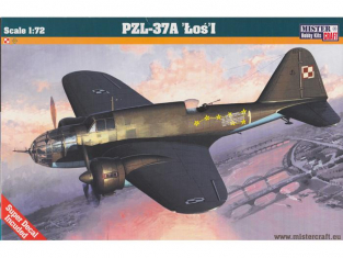 MASTER CRAFT maquette avion 040062 PZL-37A LOS I 1939 1/72