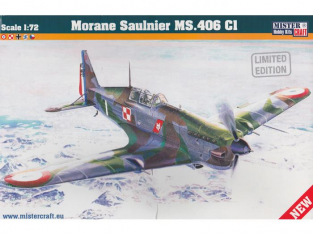 MASTER CRAFT maquette bateau 042066 MORANE-SAULNIER MS 406C1 1/72