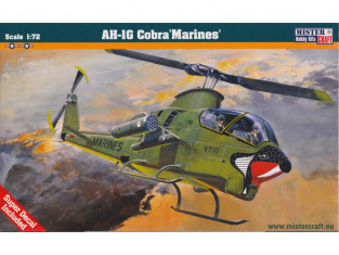 MASTER CRAFT maquette hélicoptère 020347 BELL AH-1G COBRA MARINES 1/72