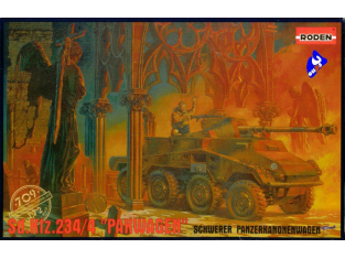 Roden maquette militaire 709 SdKfz 234/4 "Packwagen" 1/72