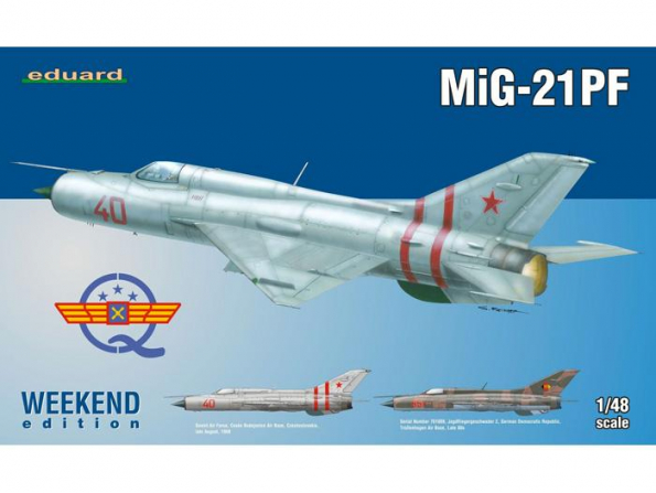 EDUARD maquette avion 84127 MiG-21PF Weekend 1/48