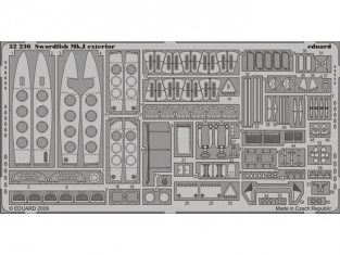 EDUARD photodecoupe 32236 EXTERIEUR SWORDFISH MK.I Trumpeter 1/32